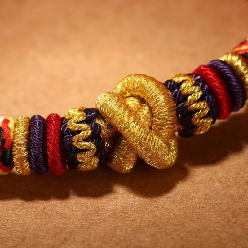 Buddha Stones 925 Srebro Sterlingowe Om Mani Padme Hum King Kong Knot Wiara Bransoletka - image 10