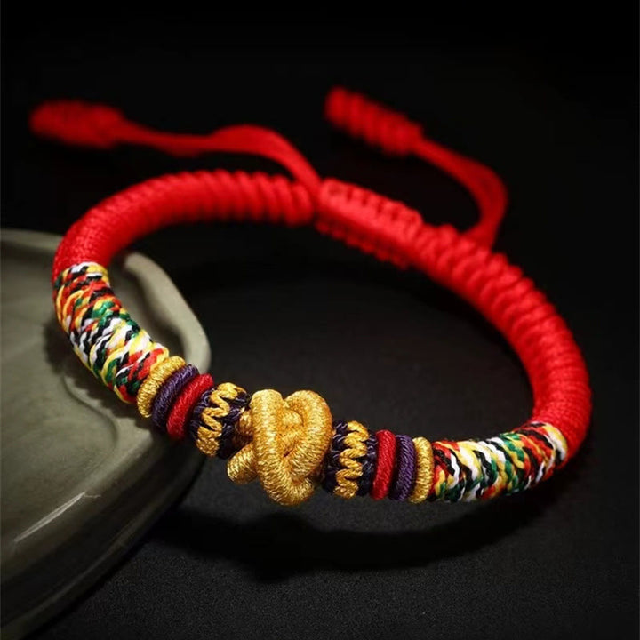 Buddha Stones 925 Srebro Sterlingowe Om Mani Padme Hum King Kong Knot Wiara Bransoletka - image 8