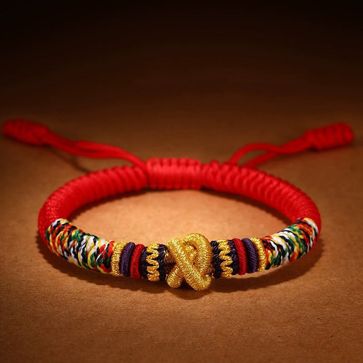 Buddha Stones 925 Srebro Sterlingowe Om Mani Padme Hum King Kong Knot Wiara Bransoletka - image 2