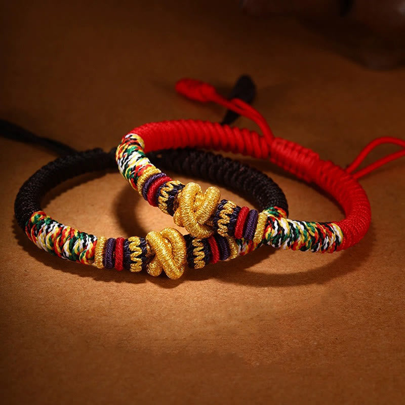 Buddha Stones 925 Srebro Sterlingowe Om Mani Padme Hum King Kong Knot Wiara Bransoletka - image 17