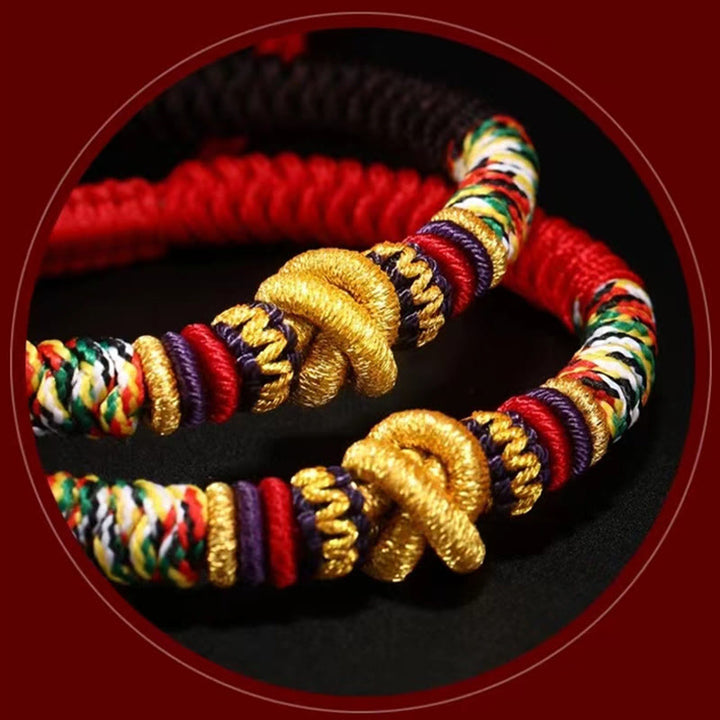 Buddha Stones 925 Srebro Sterlingowe Om Mani Padme Hum King Kong Knot Wiara Bransoletka - image 13