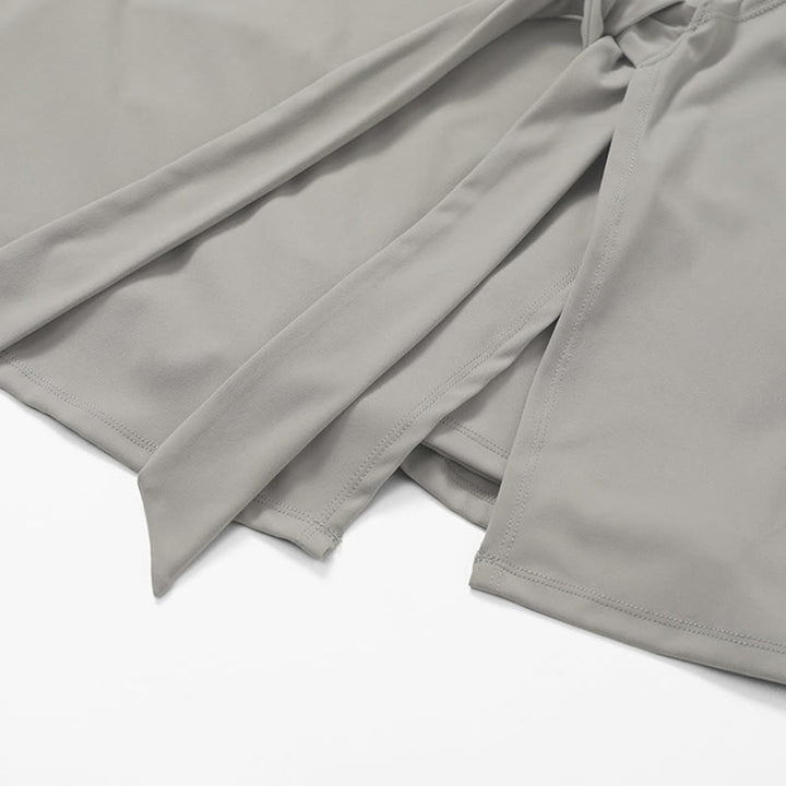 Buddha Stones Jednolity Kolor Sport Tenis Joga Sznurowana Damska Sukienka Sportowa - image 28