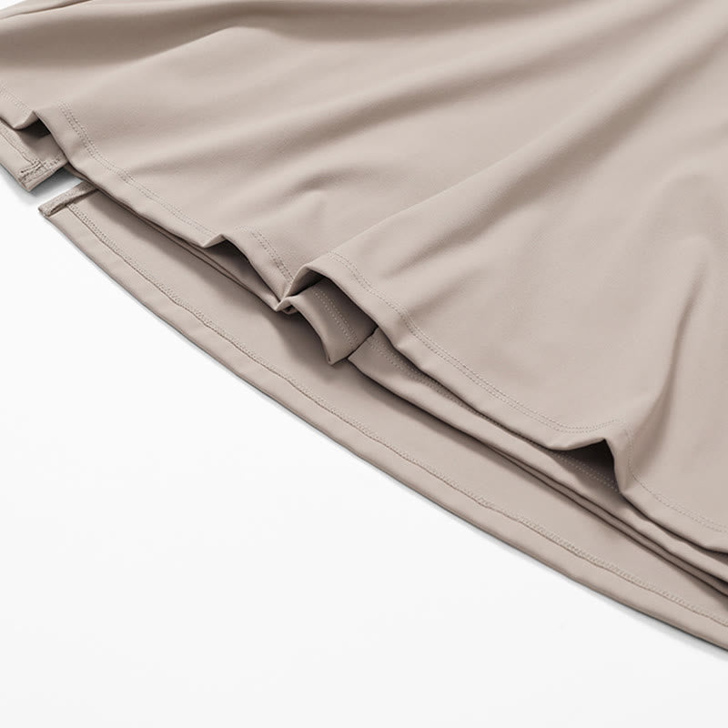 Sukienka sportowa Buddha Stones Solid Backless Tennis Yoga Women - image 36