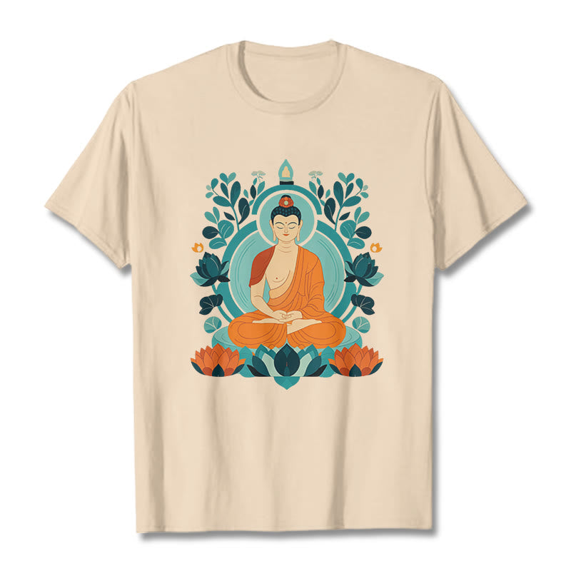 Koszulka z Buddha Stones Kamienie Lotos Budda Medytacja T-shirt - For - 2XL - image 7