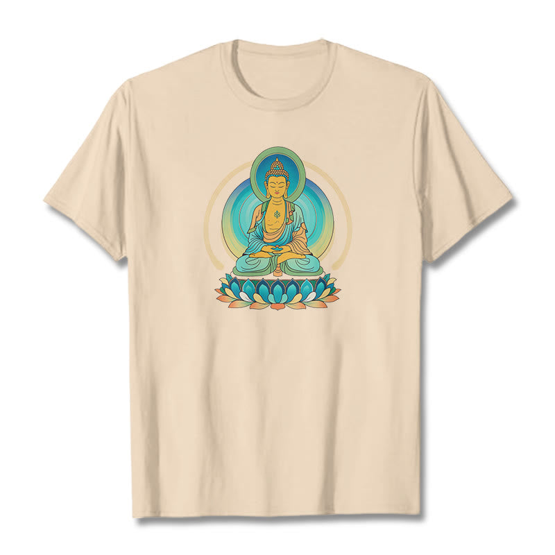 Buddha Stones Koszulka z nadrukiem Buddy Lotosu - For - 2XL - image 1