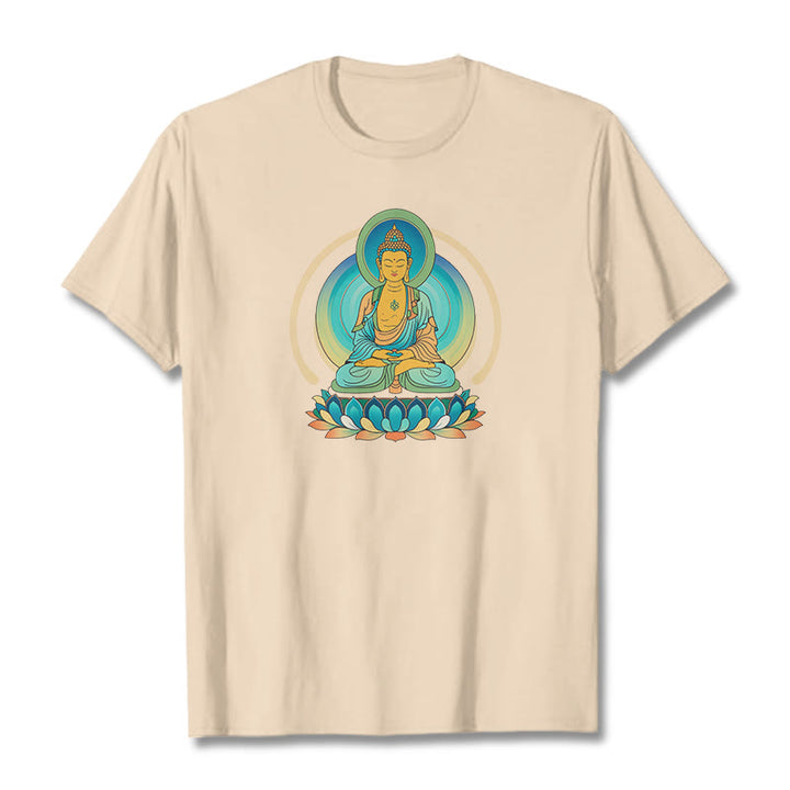 Buddha Stones Koszulka z nadrukiem Buddy Lotosu - For - 2XL - image 1