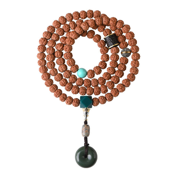 Buddha Stones Nasiona Bodhi Trójoki Koralik Dzi Ręka Buddy Bransoletka Bogactwo