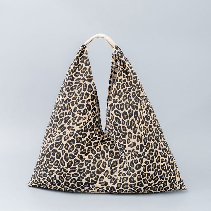 Buddha Stones Geometria Tygrysie Kwiaty Panterka Paski Nadruk Pod Pachami Trójkątna Torba Na Ramię