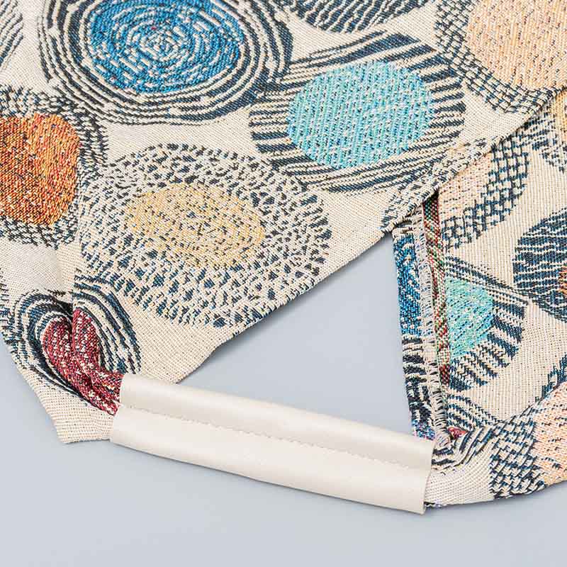 Buddha Stones Geometria Tygrysie Kwiaty Panterka Paski Nadruk Pod Pachami Trójkątna Torba Na Ramię