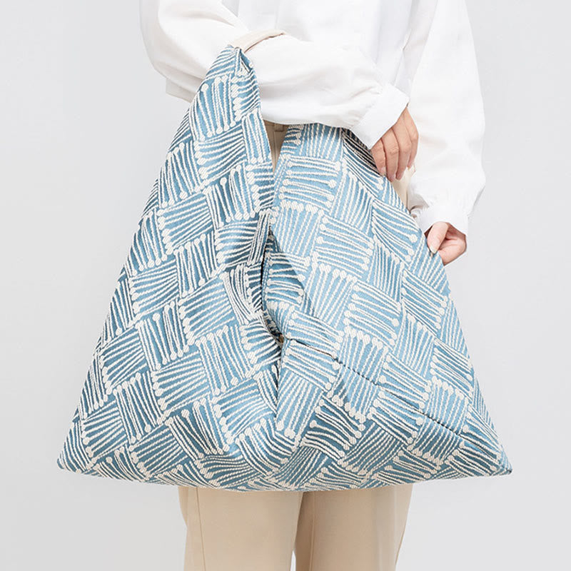 Buddha Stones Geometria Tygrysie Kwiaty Panterka Paski Nadruk Pod Pachami Trójkątna Torba Na Ramię