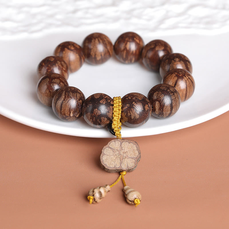 Bransoletka Buddha Stones Plum Blossom Wood Inner Peace