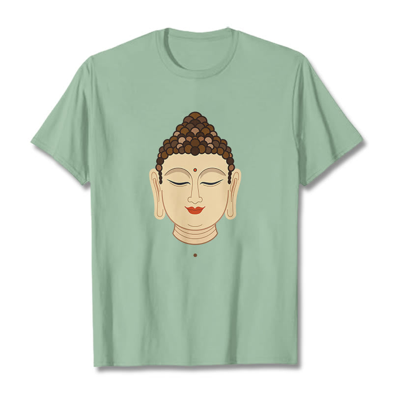 Koszulka z nadrukiem Buddha Stones Medytacja Budda - PaleGreen - 2XL - image 13