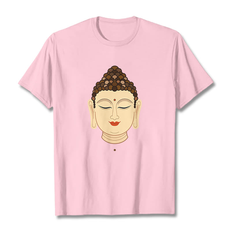 Koszulka z nadrukiem Buddha Stones Medytacja Budda - Jasnoróżowy - 2XL - image 11