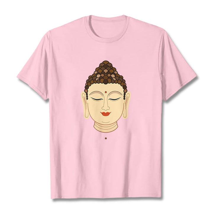 Koszulka z nadrukiem Buddha Stones Medytacja Budda - Jasnoróżowy - 2XL - image 11