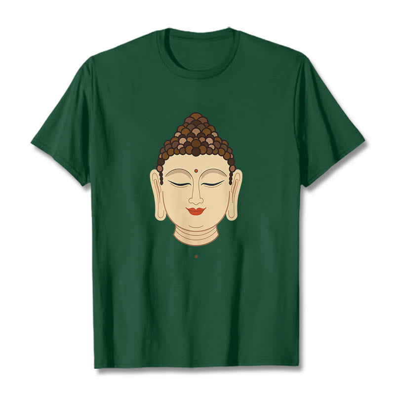 Koszulka z nadrukiem Buddha Stones Medytacja Budda - ForestGreen - 2XL - image 9