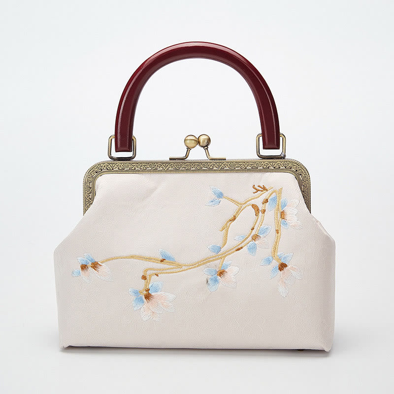 Torebka z haftem kwiatów Buddha Stones Crossbody