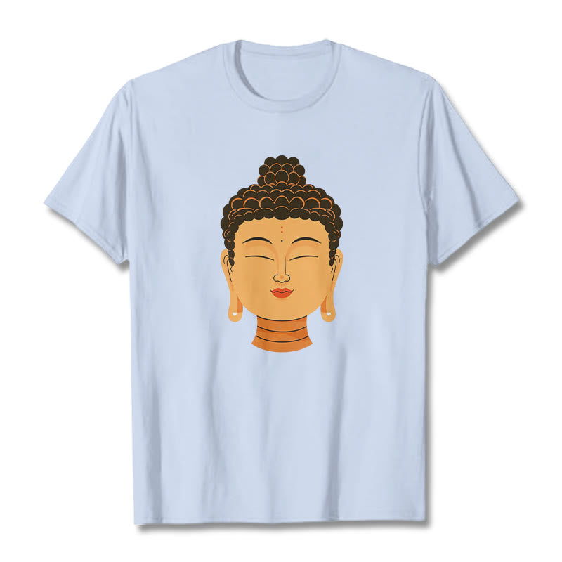 Buddha Stones Błogosławiona Medytacja Budda Koszulka T-shirt - Jasnoniebieski - 2XL - image 9