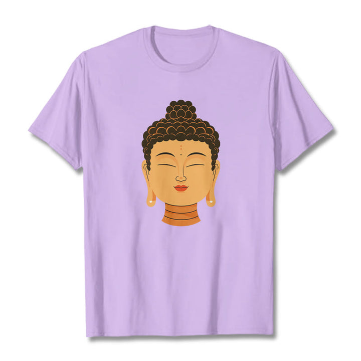 Buddha Stones Błogosławiona Medytacja Budda Koszulka T-shirt - Śliwka - 2XL - image 12