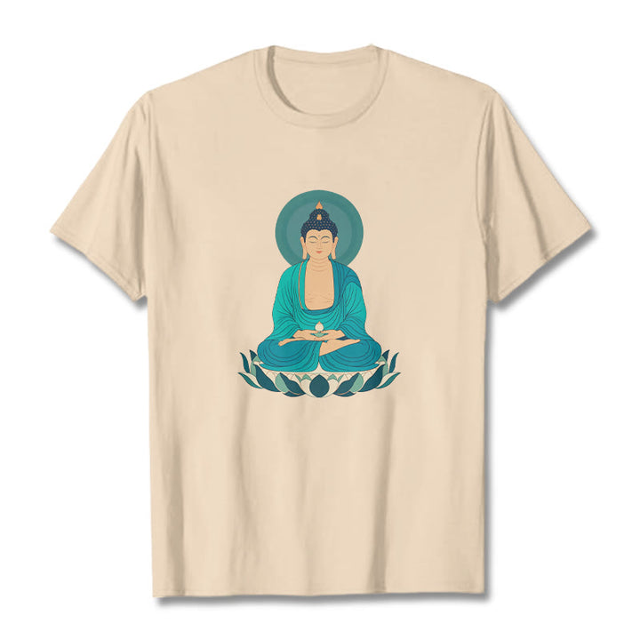 Koszulka Buddha Stones Kamienie Lotos Medytacja Budda T-shirt - For - 2XL - image 1