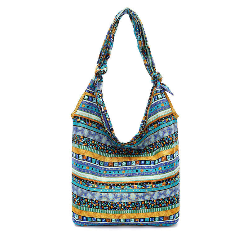Torebka na ramię Buddha Stones Cotton Stripes Crossbody Bag