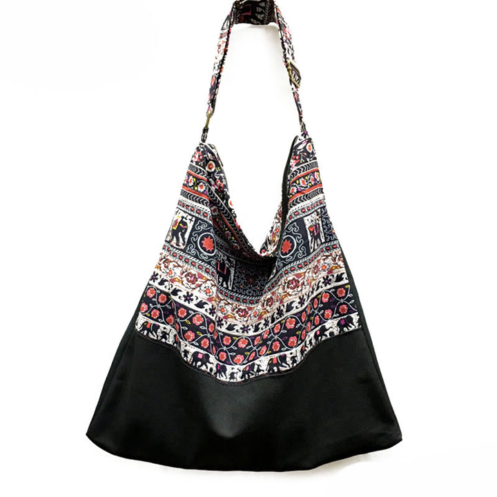 Torba na ramię z bawełny Buddha Stones Crossbody Bag
