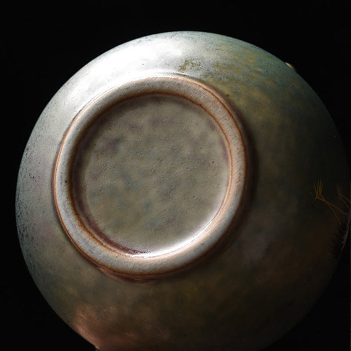 Buddha Stones Biały Żuraw Chmura Chiński Gongfu Herbata Ceramiczny Czajnik Kung Fu