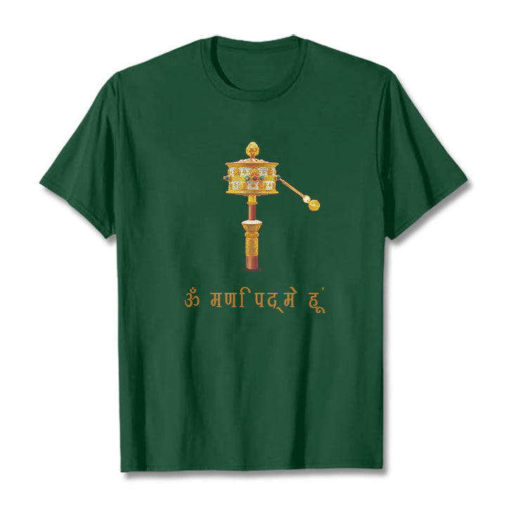 Koszulka z Buddha Stones w sanskrycie OM NAMAH SHIVAYA - ForestGreen - 2XL - image 11