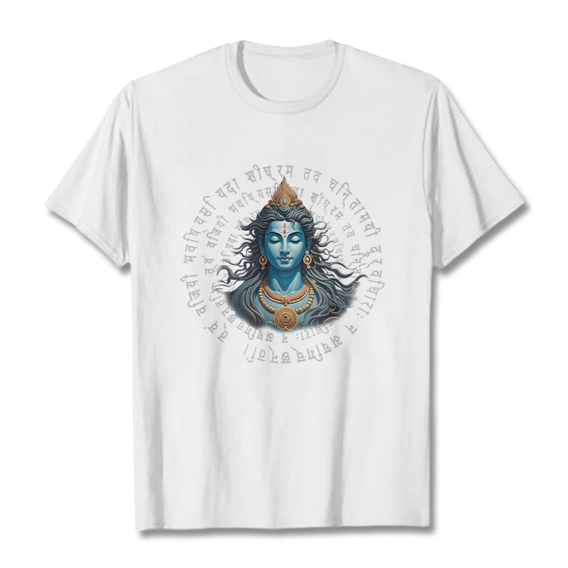 Buddha Stones w Sanskrycie Wygrałeś, kiedy się uczysz Koszulka T-shirt - Biały - 2XL - image 4