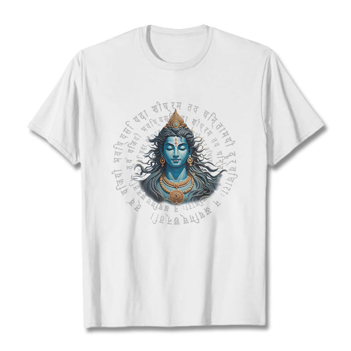 Buddha Stones w Sanskrycie Wygrałeś, kiedy się uczysz Koszulka T-shirt - Biały - 2XL - image 4
