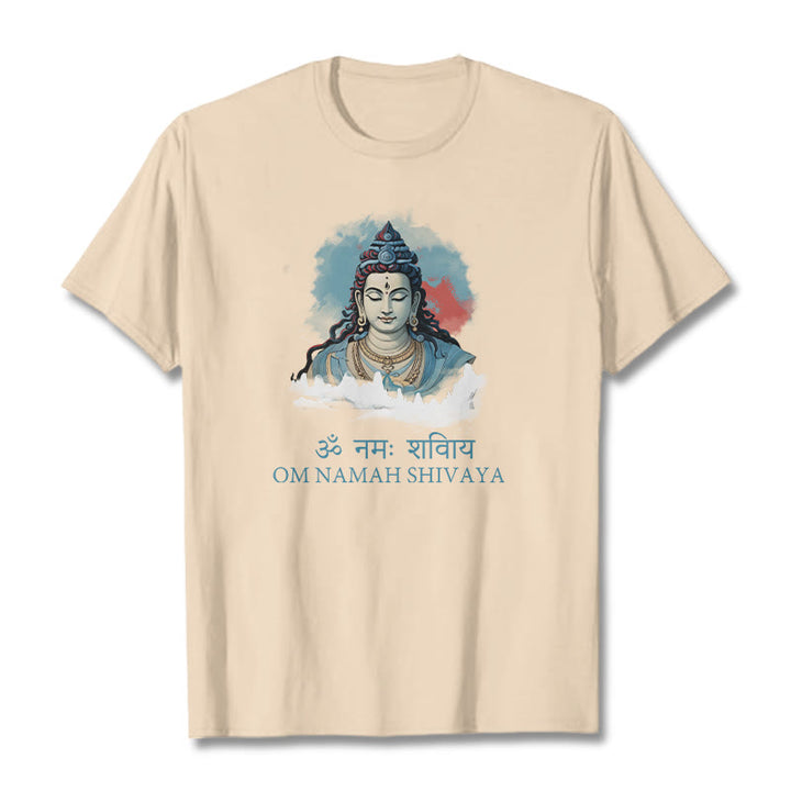 Koszulka z kolorowymi chmurami w sanskrycie OM NAMAH SHIVAYA Buddha Stones - For - 2XL - image 8