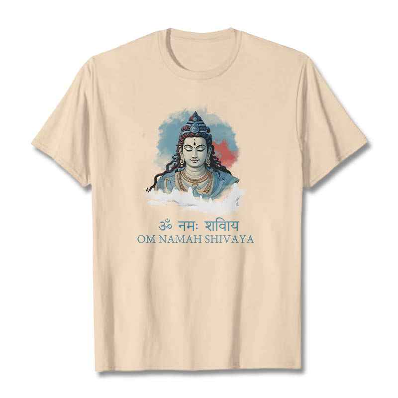 Koszulka z kolorowymi chmurami w sanskrycie OM NAMAH SHIVAYA Buddha Stones - For - 2XL - image 7