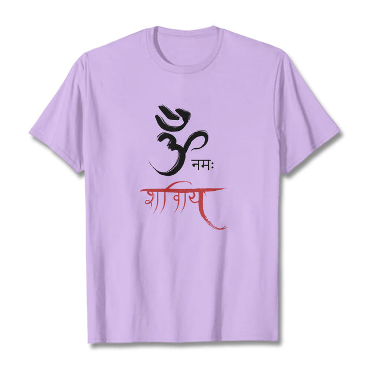 T-shirt z Buddha Stones OM NAMAH SHIVAYA - Śliwka - 2XL - image 15