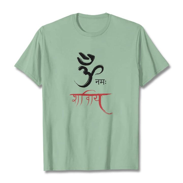 T-shirt z Buddha Stones OM NAMAH SHIVAYA - PaleGreen - 2XL - image 16