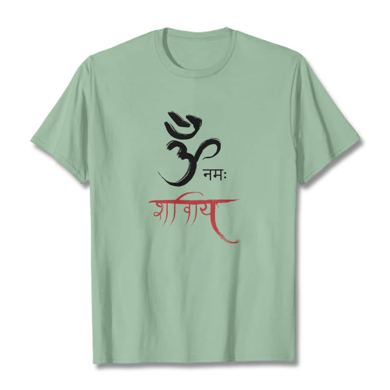 T-shirt z Buddha Stones OM NAMAH SHIVAYA - PaleGreen - 2XL - image 17