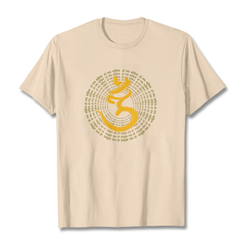 Buddha Stones 108 OM NAMAH SHIVAYA Mantra Sanskryt Tee - For - 2XL - image 9