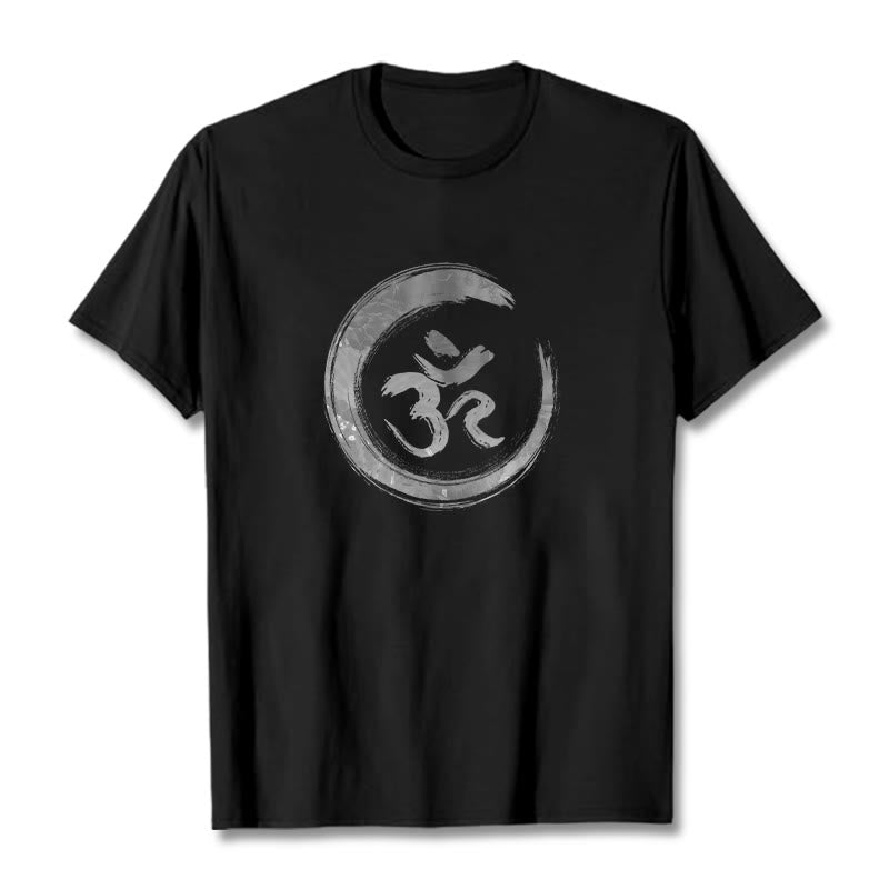 Koszulka Buddha Stones OM Mantra Sanskryt - Czarny - 2XL - image 0