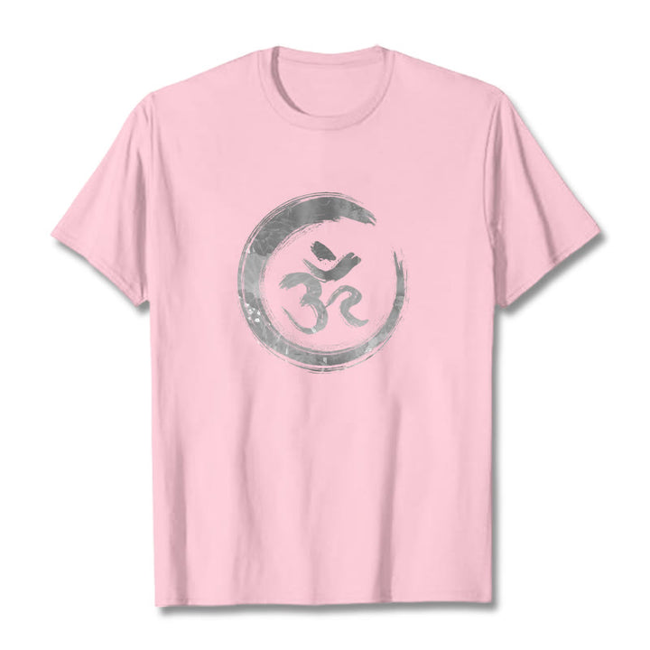 Koszulka Buddha Stones OM Mantra Sanskryt - Jasnoróżowy - 2XL - image 11