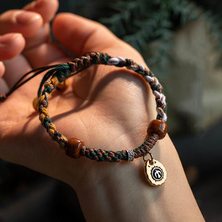 Buddha Stones z tybetańskiej kości wielbłąda i kości jaka z liną szczęścia