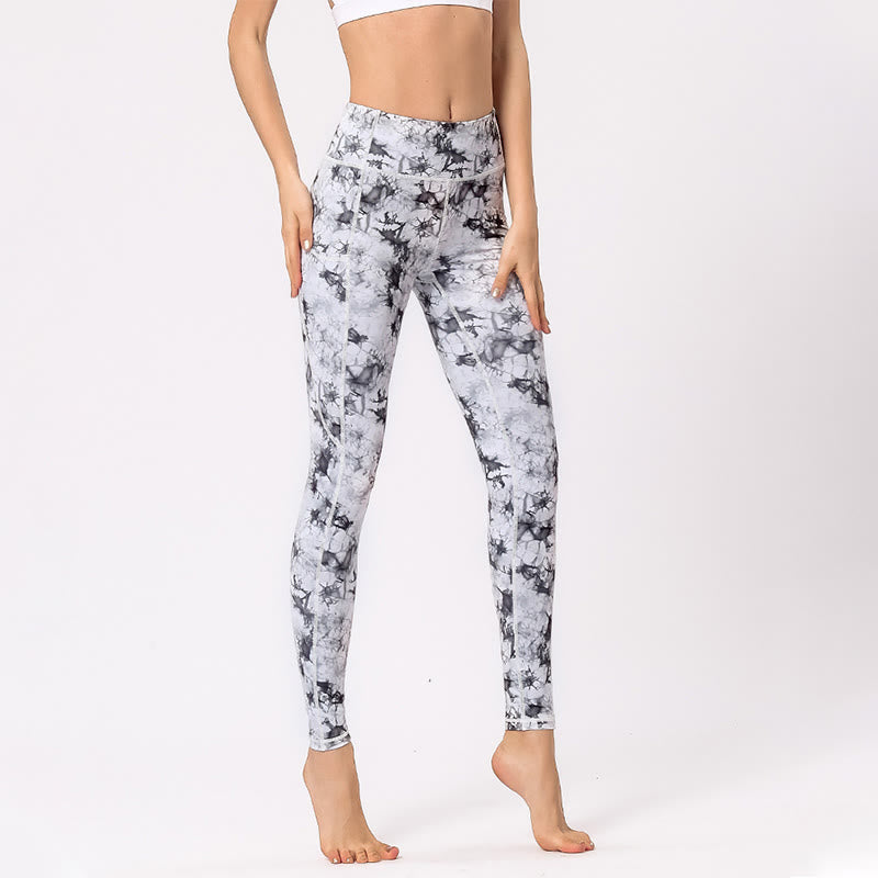 Buddha Stones Kolorowe Spodnie Nadruk Sportowe Ćwiczenia Fitness Legginsy Damskie Spodnie Do Jogi - image 13