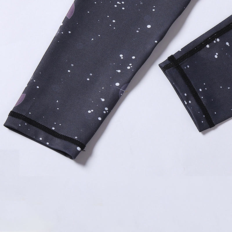 Buddha Stones Wiśni Sakura Lines Print Sportowe Joga Skrócone Legginsy Damskie Spodnie Capri Do Jogi - image 8