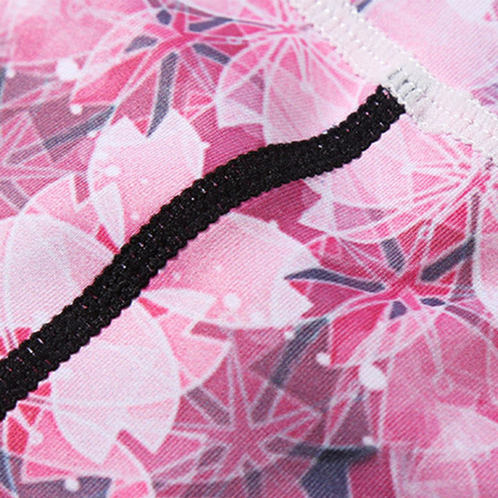 Buddha Stones Wiśni Sakura Lines Print Sportowe Joga Skrócone Legginsy Damskie Spodnie Capri Do Jogi
