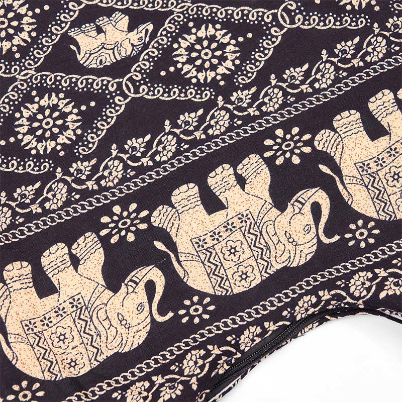Torebka na ramię z bawełny Buddha Stones Elephant Stripes Crossbody