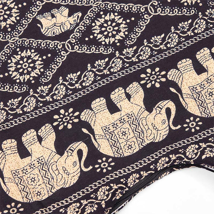 Torebka na ramię z bawełny Buddha Stones Elephant Stripes Crossbody