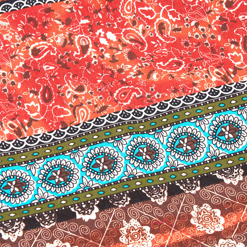 Torba na ramię z bawełny w kolorowe paski z motywem Buddha Stones - image 10