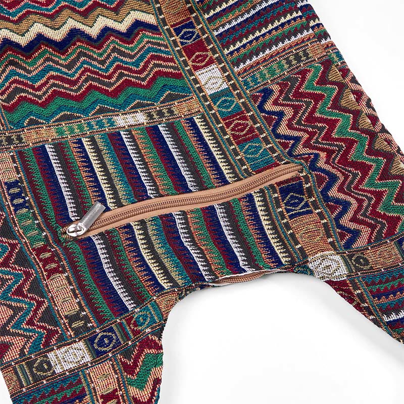 Buddha Stones Zielono-brązowe fale Wzór Bawełniana Torba Crossbody Torba na Ramię