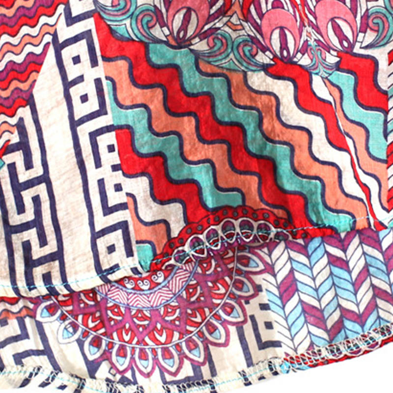 Koszula damska z pół-guzikiem w kształcie mandali z Buddha Stones