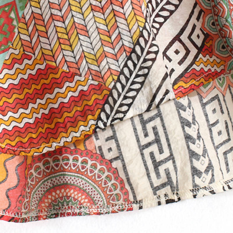 Koszula damska z pół-guzikiem w kształcie mandali z Buddha Stones - image 17