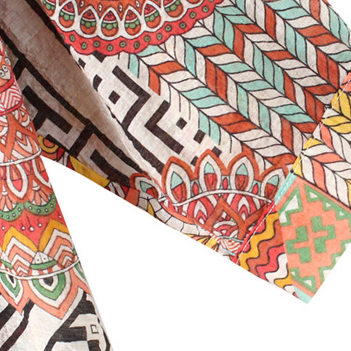 Koszula damska z pół-guzikiem w kształcie mandali z Buddha Stones - image 18