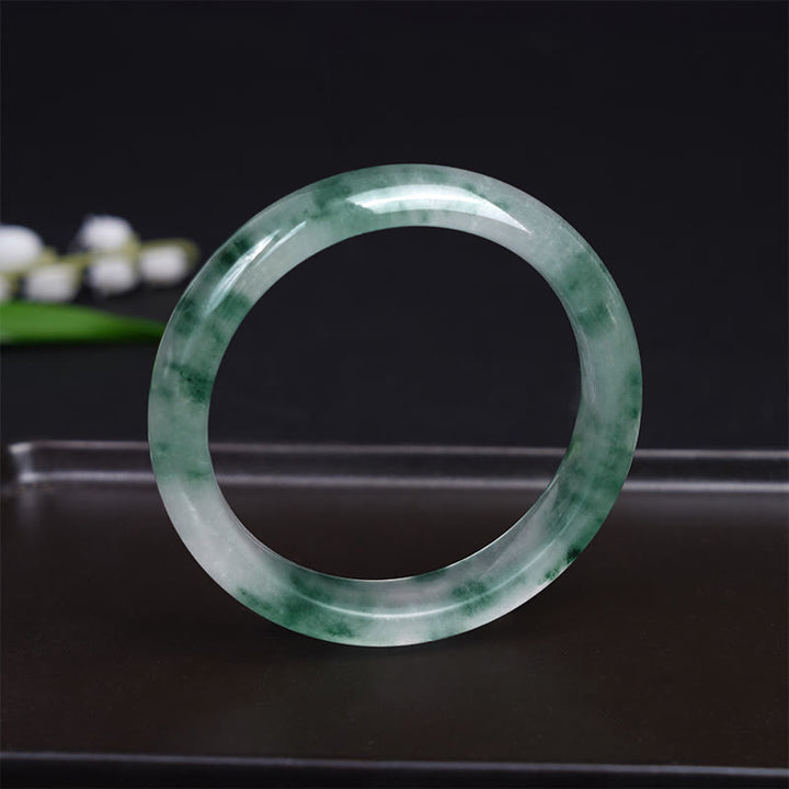 Bransoletka z Buddha Stones Naturalny Jade Pływający Kwiat Szczęścia