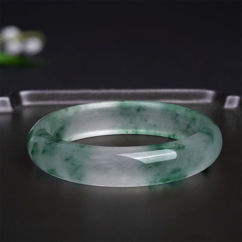 Bransoletka z Buddha Stones Naturalny Jade Pływający Kwiat Szczęścia